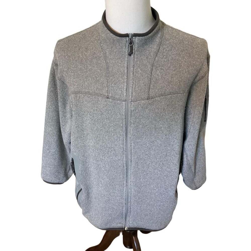 Arc'teryx Covert Cardigan Polartec Fleece Jacket Full Zip Gray Men's L